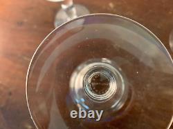 2 verres à vin rouge modèle Cosmos en cristal de Saint Louis (prix à la pièce)
