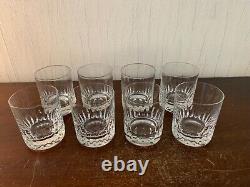 2 verres à whisky modèle marine Jersey cristal Saint Louis (prix à la pièce)