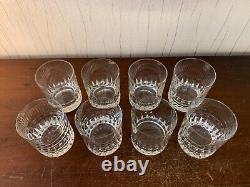 2 verres à whisky modèle marine Jersey cristal Saint Louis (prix à la pièce)