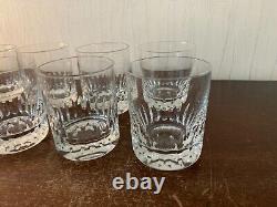 2 verres à whisky modèle marine Jersey cristal Saint Louis (prix à la pièce)