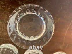 2 verres à whisky modèle marine Jersey cristal Saint Louis (prix à la pièce)