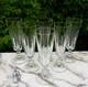 3230 Saint Louis 6 Flutes à Champagne Modèle Côte Plate Cristal H. 18 Cm N°2