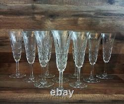 3398 saint louis 10 flutes champagne cristal model tarn hauteur 18,5 cm