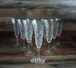 3398 saint louis 10 flutes champagne cristal model tarn hauteur 18,5 cm