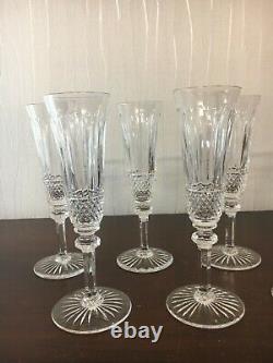 36 flûtes à champagne Tommy en cristal de Saint Louis h18.5 cm(prix à la pièce)