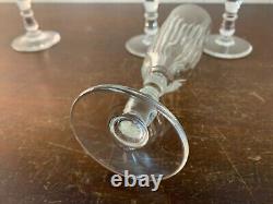 3 flûtes à champagne modèle Liane en cristal de Saint Louis (prix à la pièce)