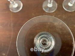 3 flûtes à champagne modèle Liane en cristal de Saint Louis (prix à la pièce)