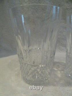3 verres à orangeade cristal Saint Louis Tommy crystal long drink glasses