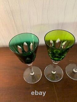 3 verres à vin modèle Jersey en cristal de Saint Louis (prix à la pièce)