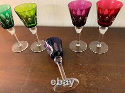 3 verres à vin modèle Jersey en cristal de Saint Louis (prix à la pièce)