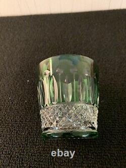 3 verres à whisky modèle Tommy couleur en cristal Saint Louis (prix à la pièce)