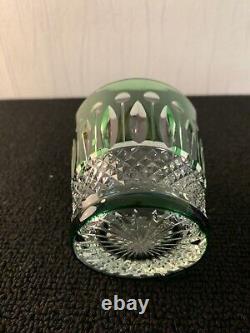 3 verres à whisky modèle Tommy couleur en cristal Saint Louis (prix à la pièce)