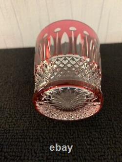 3 verres à whisky modèle Tommy couleur en cristal Saint Louis (prix à la pièce)