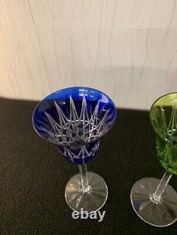 3 verres couleur modèle Tarn en cristal de Saint Louis (prix à la pièce) modèle1