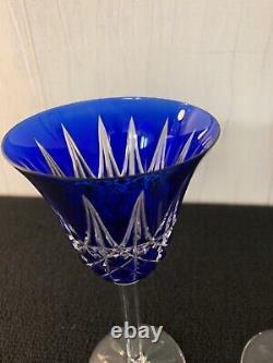 3 verres couleur modèle Tarn en cristal de Saint Louis (prix à la pièce) modèle1