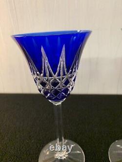 3 verres couleur modèle Tarn en cristal de Saint Louis (prix à la pièce) modèle1