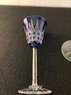 3 verres couleur modèle Tarn en cristal de Saint Louis (prix à la pièce) modèle1