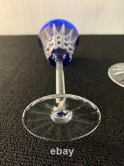 3 verres couleur modèle Tarn en cristal de Saint Louis (prix à la pièce) modèle1