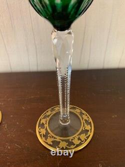 3 verres modèle Callot en cristal de Saint Louis (prix à la pièce)