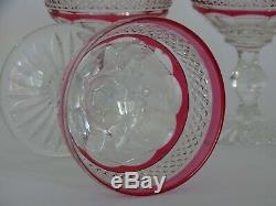 4 Anciens Verres A Aperitif Porto En Cristal De St Louis Modele Trianon Colore