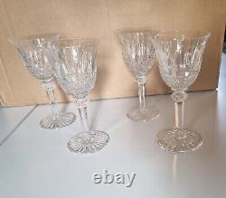 4 Jolis verres à vin, en cristal de St Louis, modèle''Tommy'