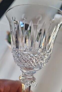 4 Jolis verres à vin, en cristal de St Louis, modèle''Tommy'