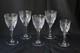 4 Verres &agrave; Eau En Cristal St Louis Mod&egrave;le Chantilly