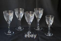 4 Verres à eau en cristal ST LOUIS modèle Chantilly