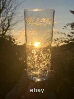 4 Verres en cristal Forme gobelet Baccarat, Saint louis, autres