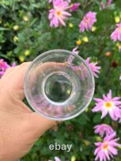 4 Verres en cristal Forme gobelet Baccarat, Saint louis, autres