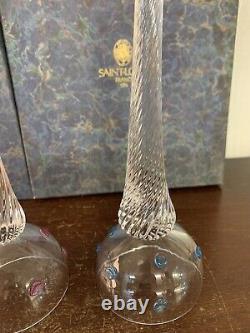 4 coupes à champagne (à main) en cristal de Saint Louis (prix à la pièce)