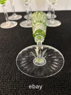 4 flûtes à champagne modèle Tommy cristal Saint Louis h 20.5 (prix à la pièce)