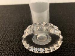 4 flûtes à champagne modèle diamant en cristal de Saint Louis (prix à la pièce)