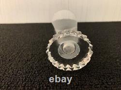 4 flûtes à champagne modèle diamant en cristal de Saint Louis (prix à la pièce)