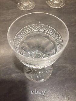 4 grands verres à vin cristal St Louis modèle Trianon 12 cm