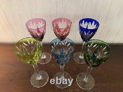 4 verres Rohmer modèle Monaco en cristal de Saint Louis (prix à la pièce)