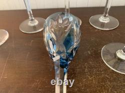 4 verres Rohmer modèle Monaco en cristal de Saint Louis (prix à la pièce)