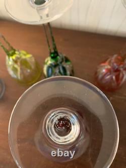 4 verres Rohmer modèle Monaco en cristal de Saint Louis (prix à la pièce)