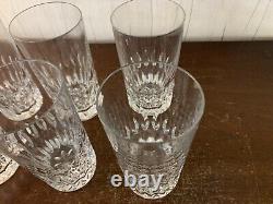 4 verres à orangeade modèle Stella en cristal de Saint Louis (prix à la pièce)