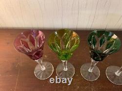 4 verres à porto modèle Camargue en cristal de Saint Louis (prix à la pièce)