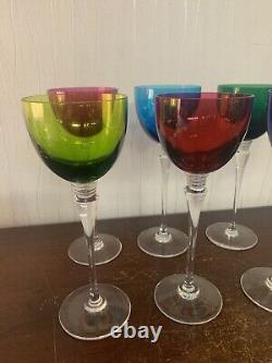 4 verres à vin modèle grand lieu en cristal de Saint Louis (prix à la pièce)