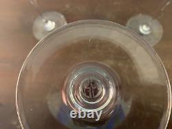 4 verres à vin modèle grand lieu en cristal de Saint Louis (prix à la pièce)