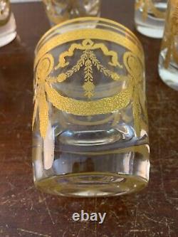 4 verres à whisky Modèle Congress en cristal de Saint Louis (prix à la pièce)