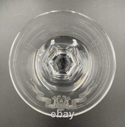 5 Coupes À Champagne Cristal De Saint-Louis Modèle Océan 1893 Monogrammés AH TBE