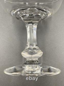 5 Coupes À Champagne Cristal De Saint-Louis Modèle Océan 1893 Monogrammés AH TBE