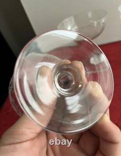 5 Coupes À Champagne En Cristal Grave St Louis Baccarat