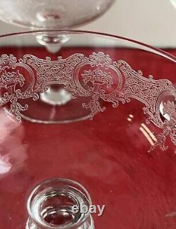 5 Coupes À Champagne En Cristal Grave St Louis Baccarat