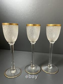 5 Verres A Liqueur En Cristal Givre St Louis Baccarat
