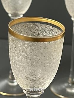 5 Verres A Liqueur En Cristal Givre St Louis Baccarat