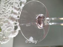 5 Verres A Vin Cristal Double Dans Le Goût De Saint Louis Modèle Bristol